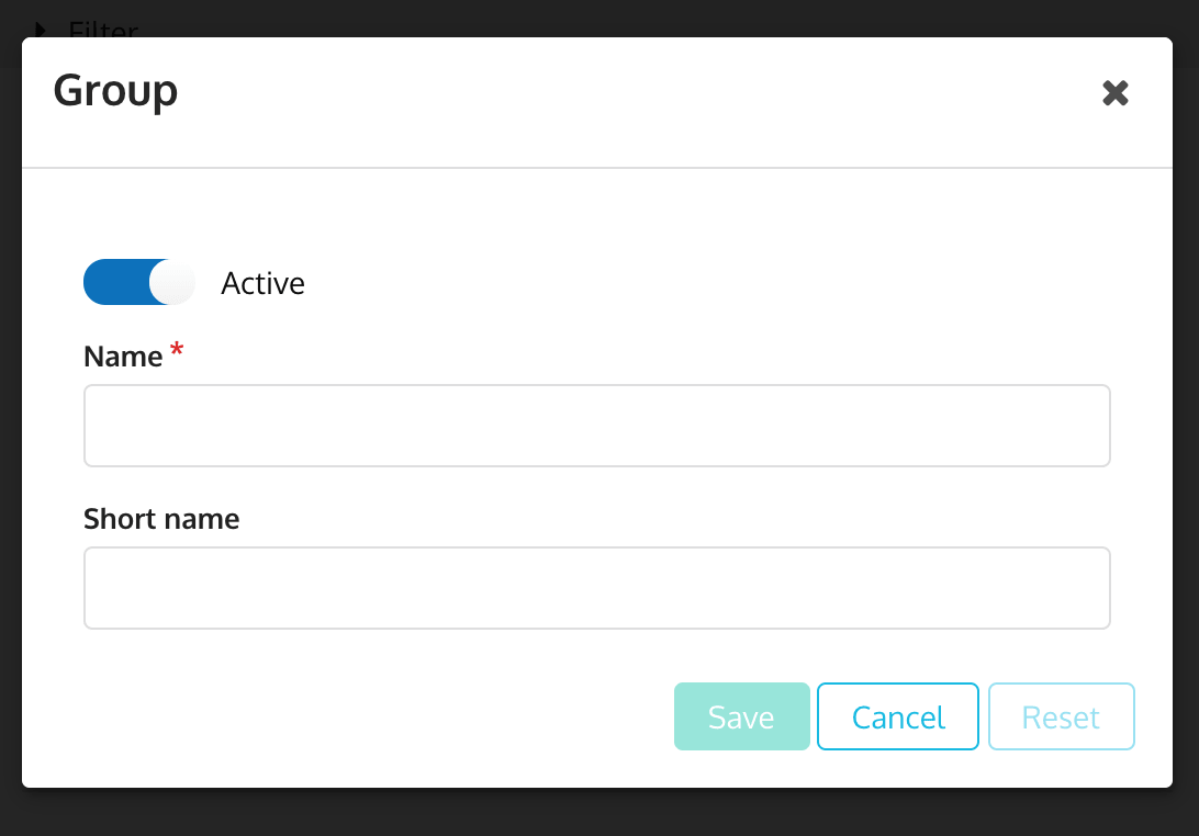 Create classification groups