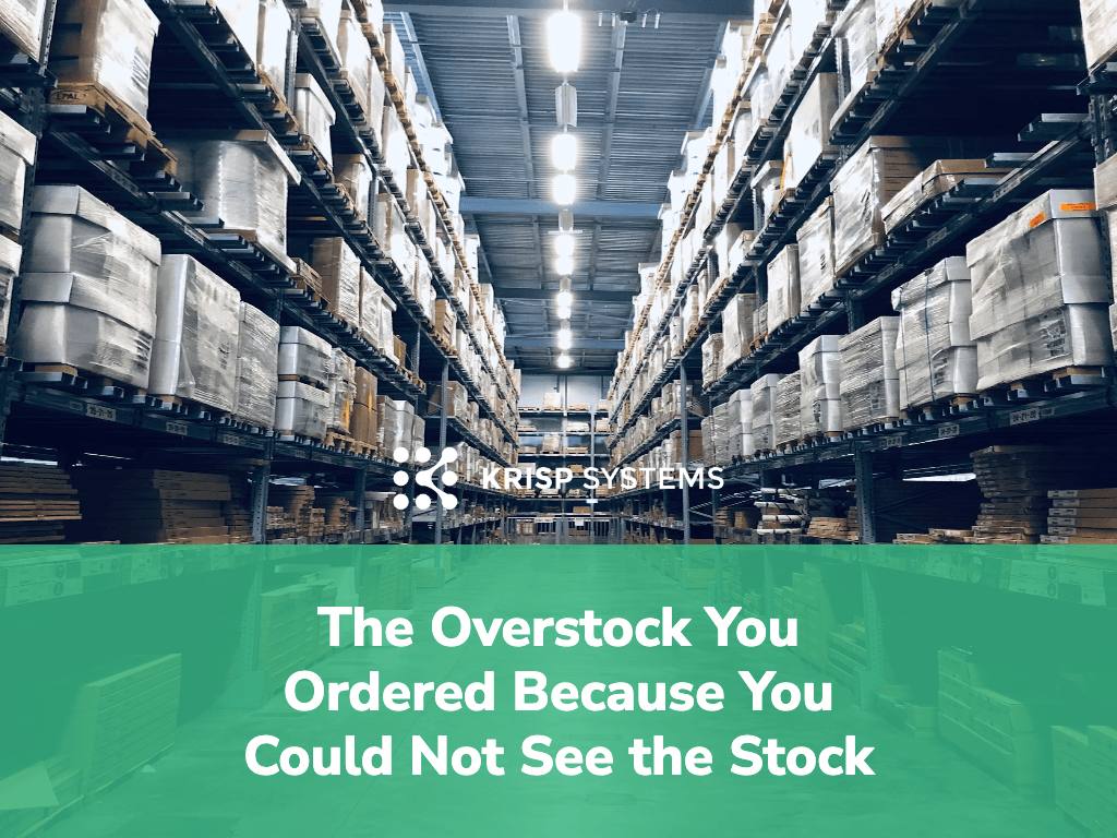 The Overstock You Ordered Because You Could Not See the Stock