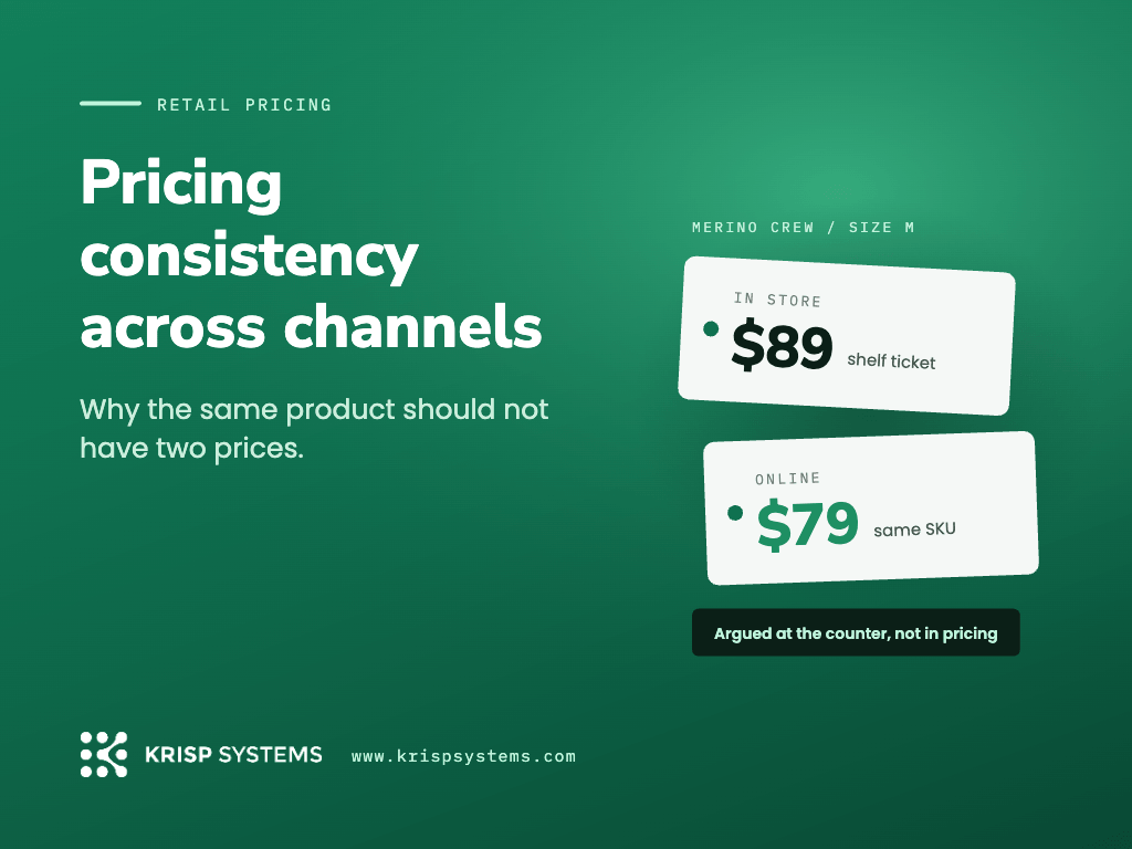 Pricing Consistency Across Channels: Why the Same Product Should Not Have Two Prices